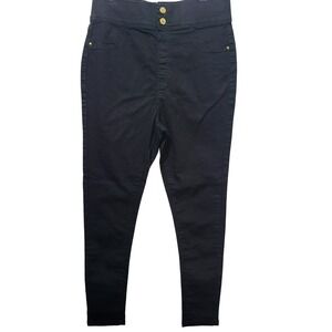 JUST BE Black High Rise  Stretch Skinny‎ Jeans Women's Size L